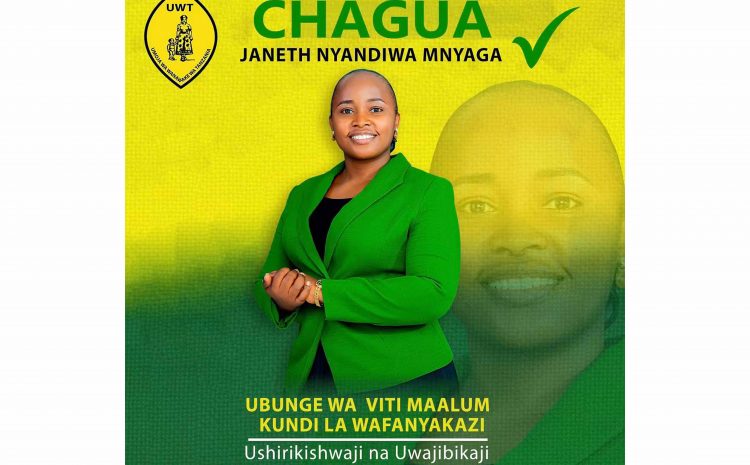  Pongezi kwa Cde. Janeth Nyandiwa Mnyaga